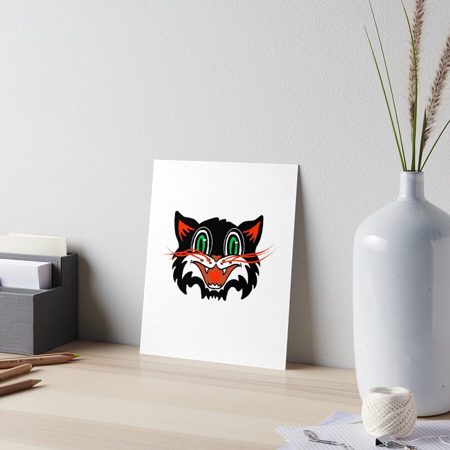 Scaredy cats Art Board Print by Getaway21