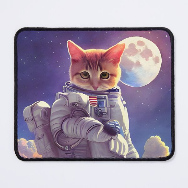 Item preview, Cat Astronaut And Moon designed and sold by nuel-art.