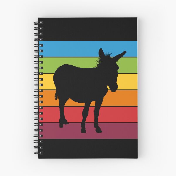 Item preview, Rainbow Donkey Colorful Mule Lover designed and sold by Delightfully Cynical.