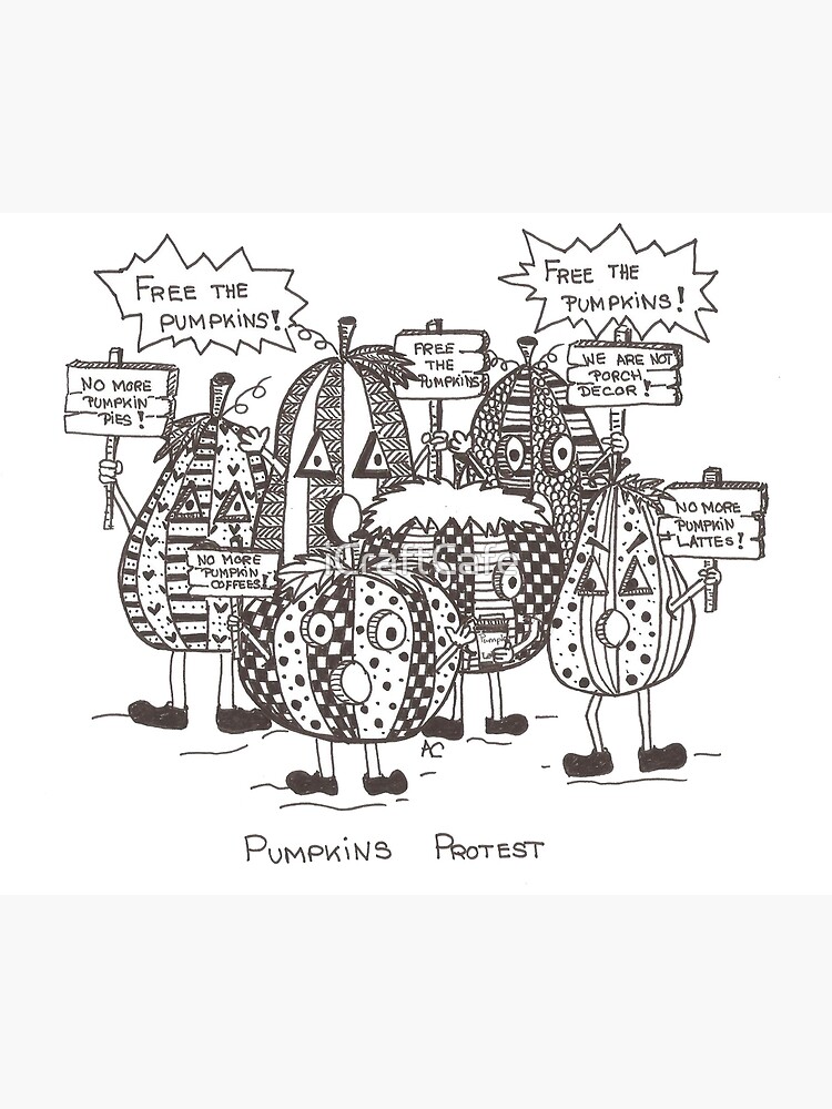 Pumpkin Protest by iCraftCafe