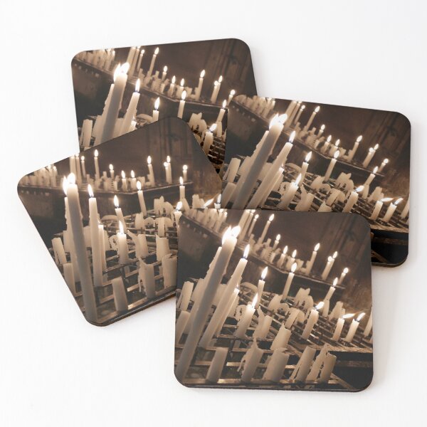 Item preview, photo of candles in a catholic church designed and sold by PausePapote.