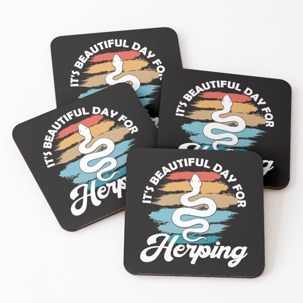 Item preview, It's Beautiful Day for Herping - Vintage Herpetology  designed and sold by Digital Story Time.