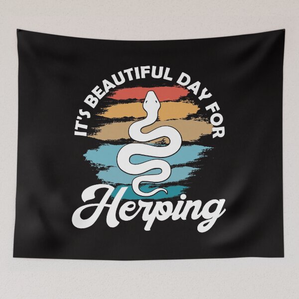 Item preview, It's Beautiful Day for Herping - Vintage Herpetology  designed and sold by Digital Story Time.