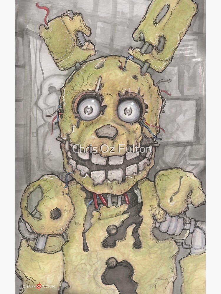 Five Nights at Freddy's Spring Trap Poster Print