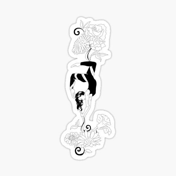 Aerial Silks Design Sticker