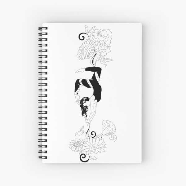 Aerial Silks Design Spiral Notebook