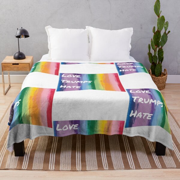 Item preview, Love Trumps Hate designed and sold by GrasslandDesign.