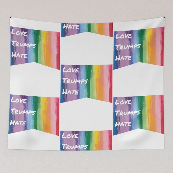 Item preview, Love Trumps Hate designed and sold by GrasslandDesign.