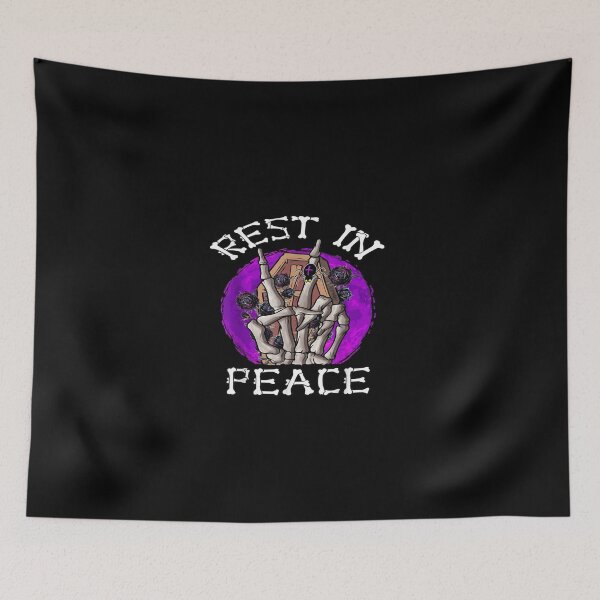 Item preview, Rest-In-Peace-Skeleton-Hand-Peace-Sign-Funny designed and sold by Acep165tw.