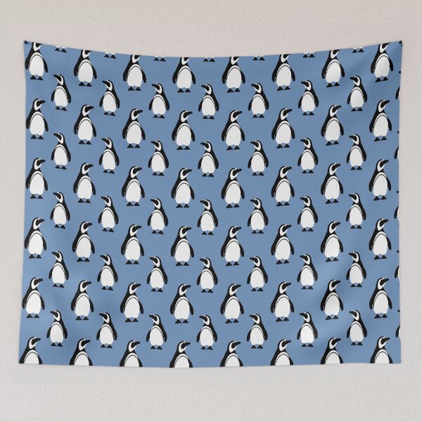Item preview, penguin pattern designed and sold by The magic  Yellow bus.