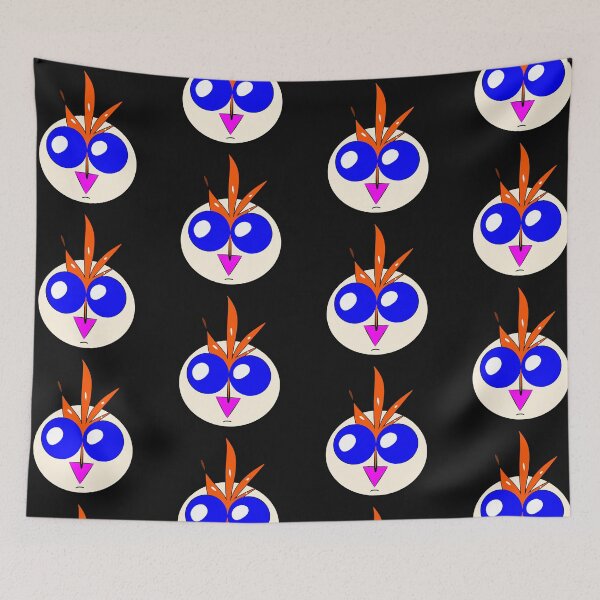 Item preview, weird chicken face man  designed and sold by Nnone.