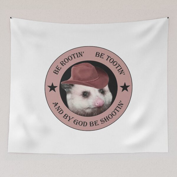 Item preview, Rootin Tootin , Rootin Tootin Possum Cowboy 01 designed and sold by MariaArtShop.