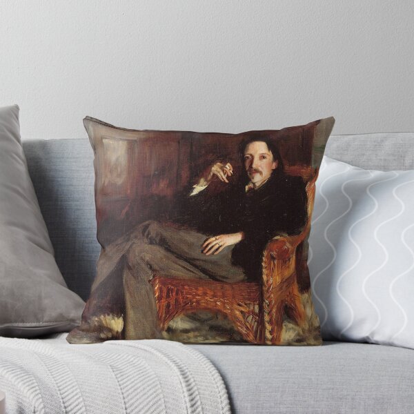 Item preview, Vintage Painting of Robert Louis Stevenson (1887)  designed and sold by BravuraMedia.