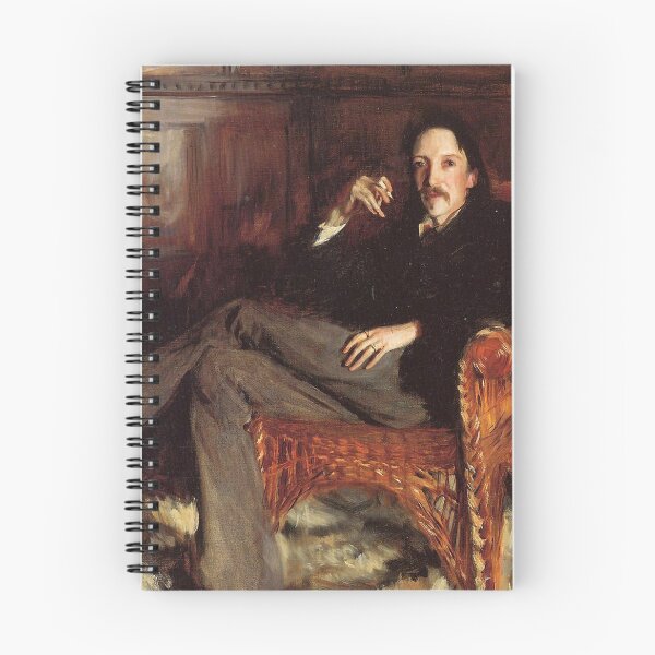 Item preview, Vintage Painting of Robert Louis Stevenson (1887)  designed and sold by BravuraMedia.