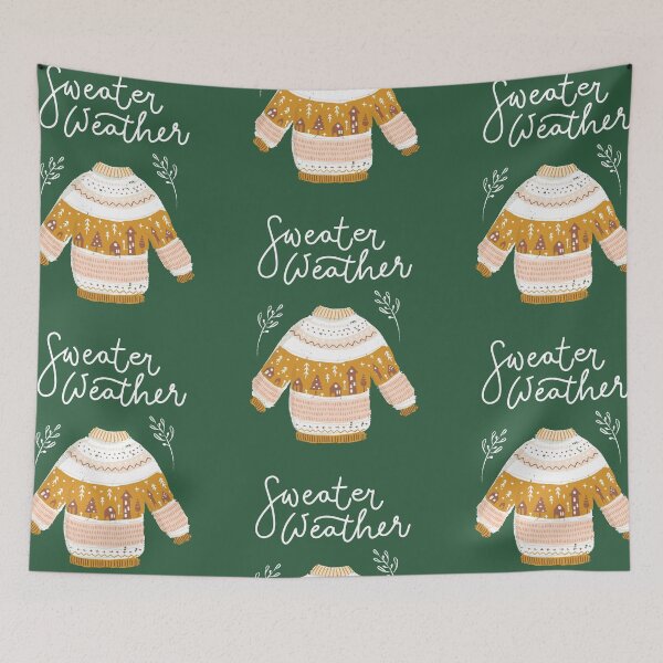 Item preview, Copy of Sweater weather happy Christmas designed and sold by InnaMGraphic.