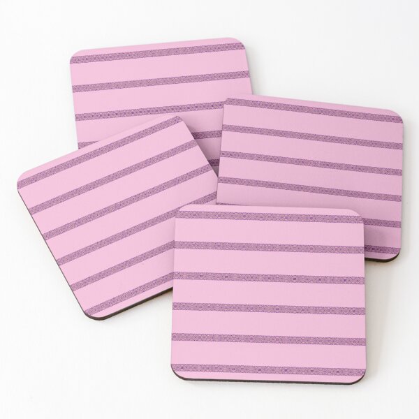 Item preview, Stripes Pattern Boho Vibes Abstract Lines on a Soft Pink Background designed and sold by Beachy.