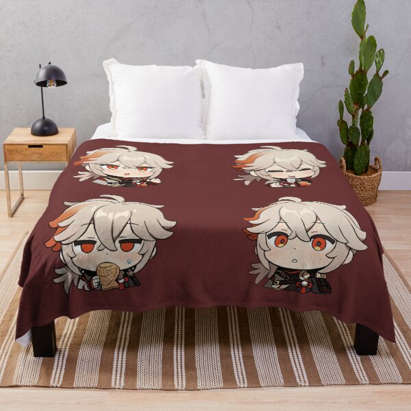 Artikelvorschau, Kazuha Genshin Impact Chibi-Aufkleber-Set entworfen und verkauft von JeniBoyleg.