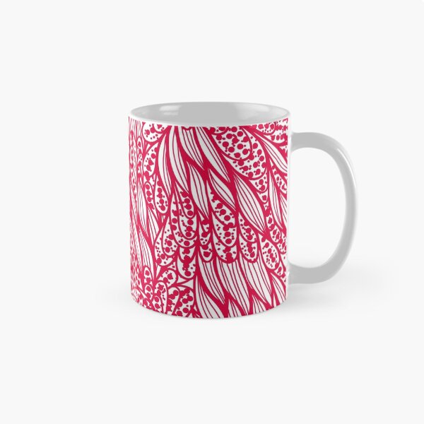 Item preview, Pnk and white doodle floral pattern designed and sold by Patternalized.