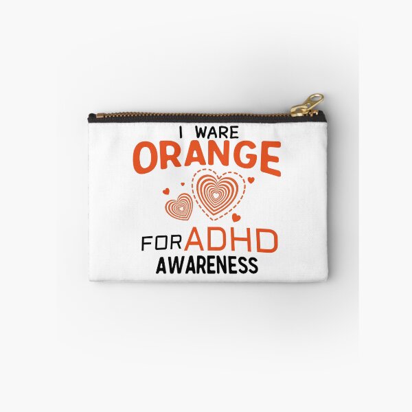 Item preview, I Wear Orange For ADHD Awareness  Orange Ribbon designed and sold by miracletee.