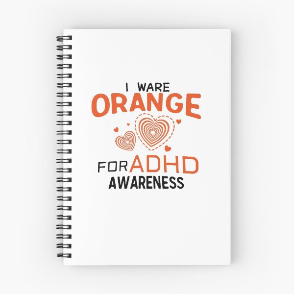 Item preview, I Wear Orange For ADHD Awareness  Orange Ribbon designed and sold by miracletee.
