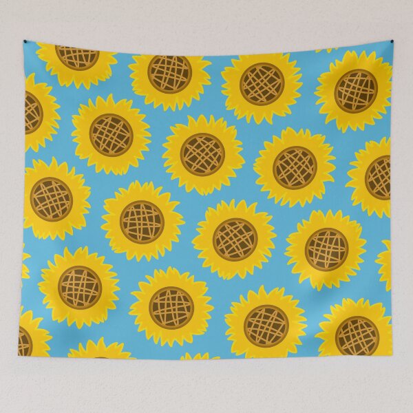 Item preview, Medium sunflower pattern 2 designed and sold by LemonCreamyyyy.