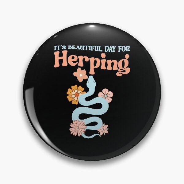 Item preview, It's Beautiful Day for Herping Groovy Herpetology  designed and sold by Digital Story Time.