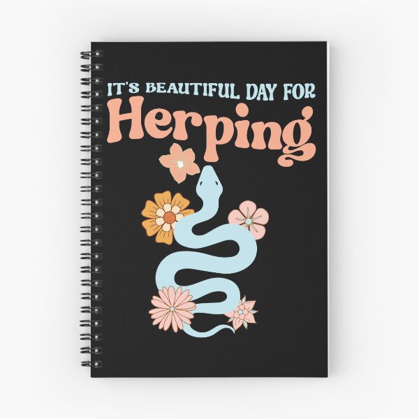 Item preview, It's Beautiful Day for Herping Groovy Herpetology  designed and sold by Digital Story Time.