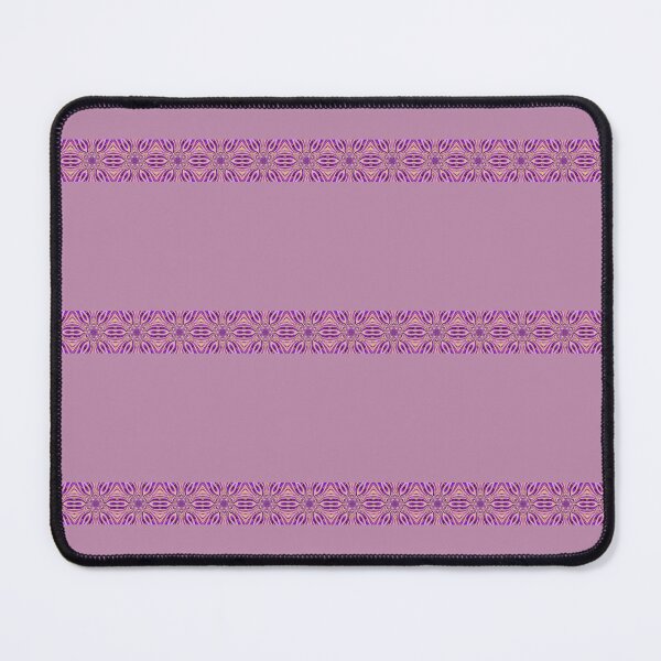 Item preview, Abstract Flowers Pattern Boho Vibes Stripes on a Lilac Background designed and sold by Beachy.