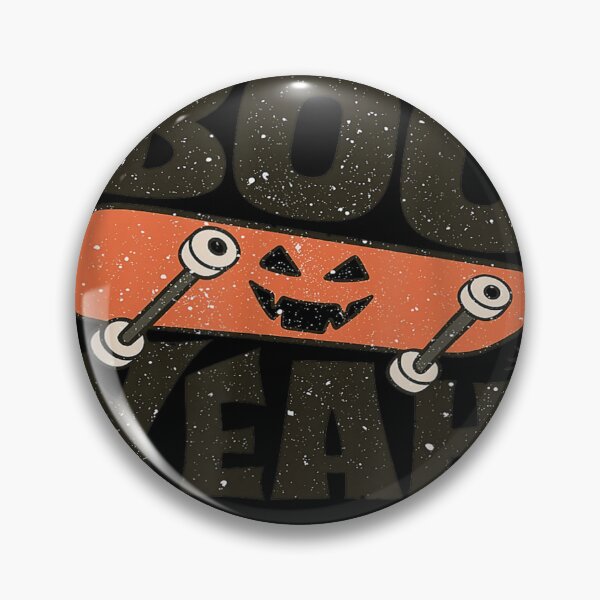 Item preview, Retro-Halloween-Groovy-Boo-Yeah-Spooky-Skateboard-Pumpkin designed and sold by Nothi65tw.