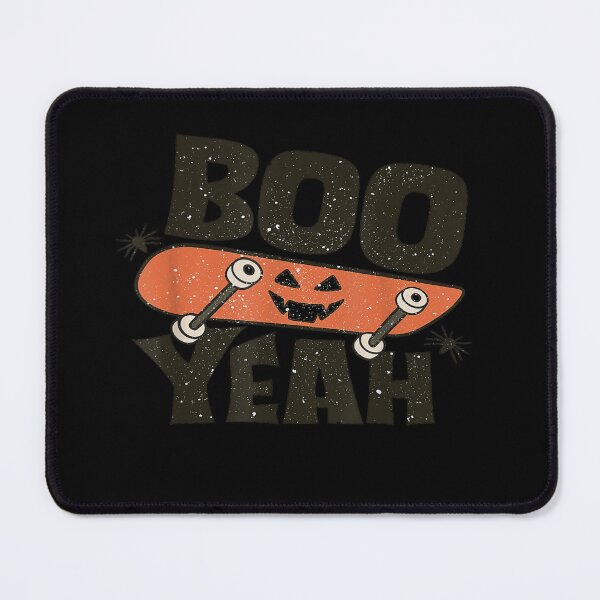 Item preview, Retro-Halloween-Groovy-Boo-Yeah-Spooky-Skateboard-Pumpkin designed and sold by Nothi65tw.