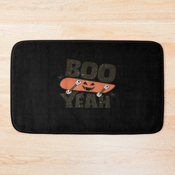 Item preview, Retro-Halloween-Groovy-Boo-Yeah-Spooky-Skateboard-Pumpkin designed and sold by Nothi65tw.