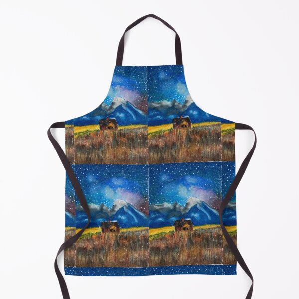 Item preview, Mountain sky on nighttime oil pastels color designed and sold by Puifai2489.