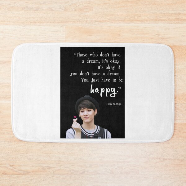 Item preview, BTS Suga Quote Be Happy designed and sold by Lexipinkwood.