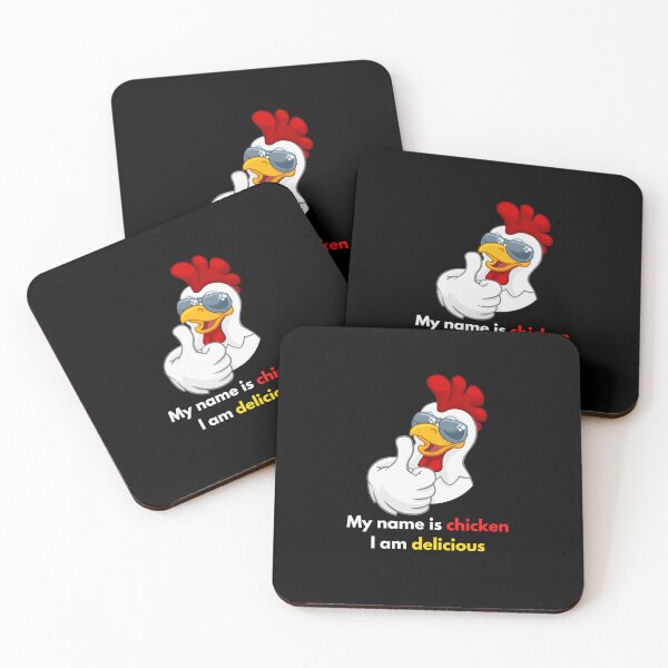 Item preview, My name is chicken, I am delicious, love chicken designed and sold by pookamon14.