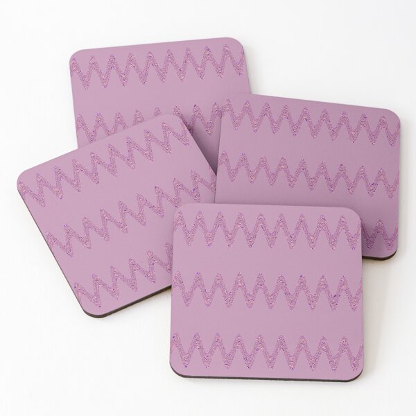 Item preview, Abstract Wavy Lines Pattern Boho Vibes on a Lilac Background designed and sold by Beachy.