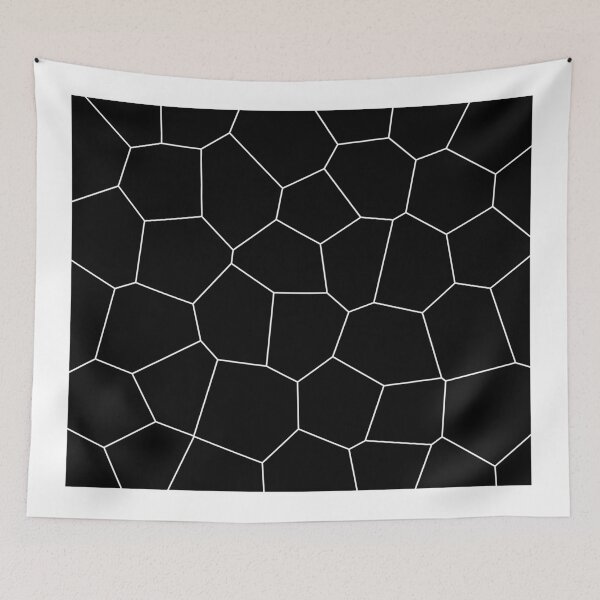Item preview, Geometric abstract - black and white. designed and sold by K.S ART.