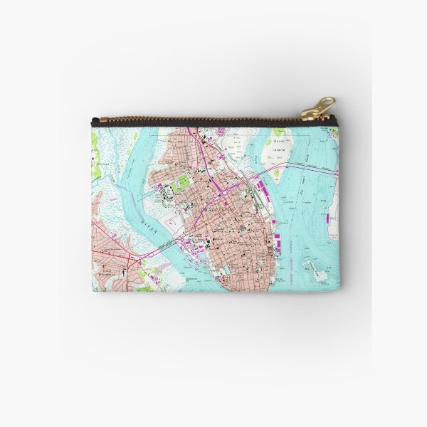 Item preview, Vintage Map of Charleston South Carolina (1958) designed and sold by BravuraMedia.
