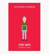 Minimalist Jerry Smith Photographic Print