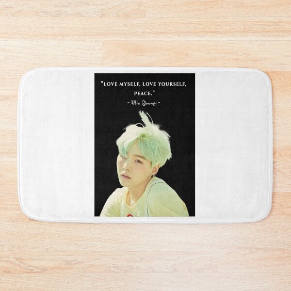 Item preview, BTS Suga Quote Love Yourself designed and sold by Lexipinkwood.