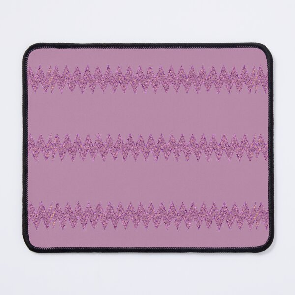 Item preview, Abstract Zigzag Lines Pattern Boho Vibes on a Lilac Background designed and sold by Beachy.