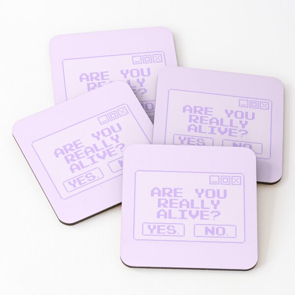 Item preview, ARE YOU REALLY ALIVE? Purple designed and sold by everything4eva.