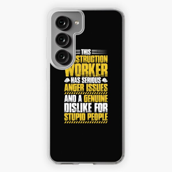 Construction Worker Phone Cases for Samsung Galaxy for Sale