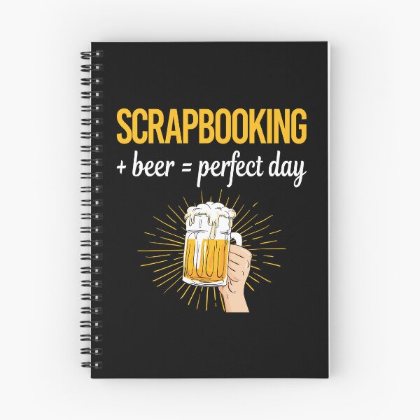 Item preview, Beer Perfect Day Scrapbooking Scrapbook Scrapbooker designed and sold by WigglesDailey.