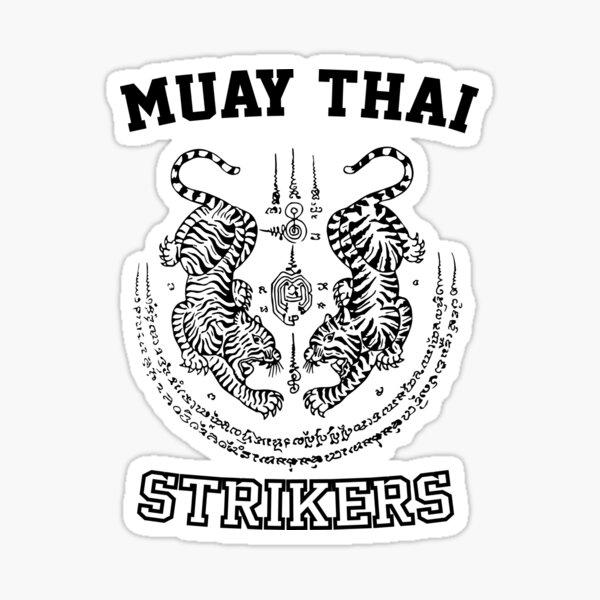 Muay Thai Boxer Stickers Redbubble