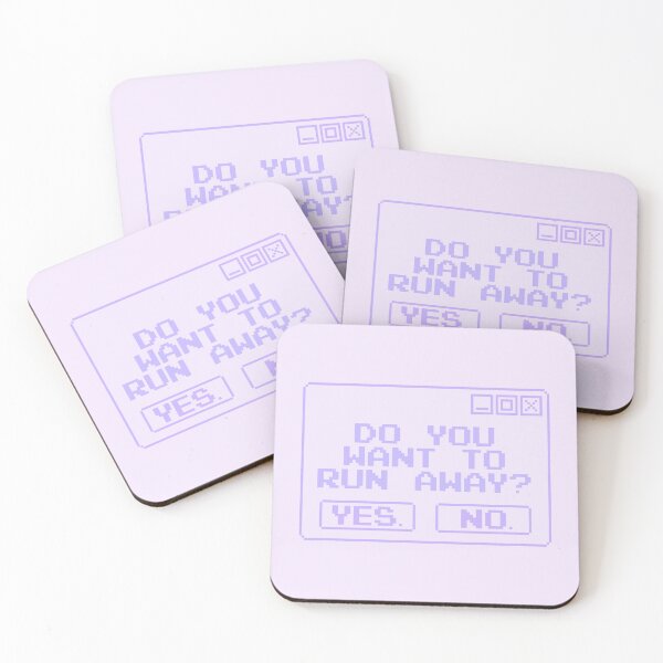 Item preview, DO YOU WANT TO RUN AWAY? Purple designed and sold by everything4eva.