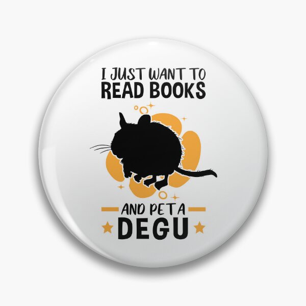 Item preview, Reading books and petting degus rodent designed and sold by madgrfx.