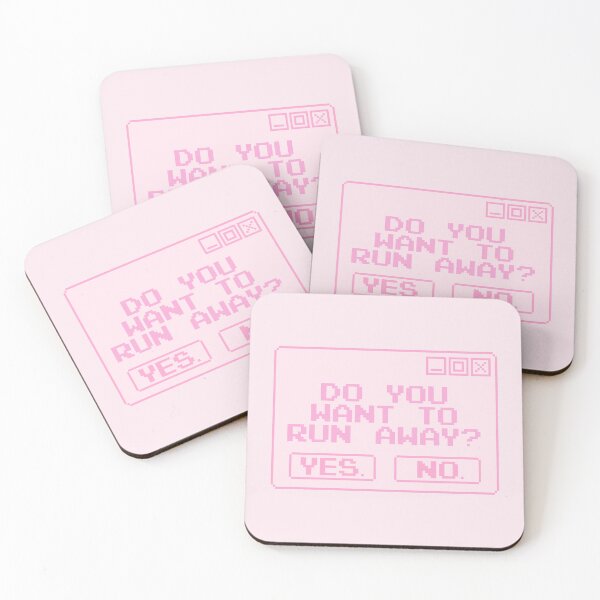 Item preview, DO YOU WANT TO RUN AWAY? Pink designed and sold by everything4eva.
