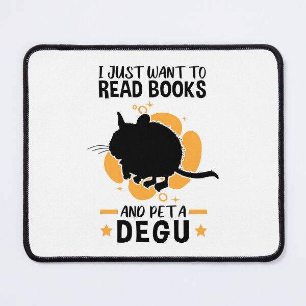 Item preview, Reading books and petting degus rodent designed and sold by madgrfx.