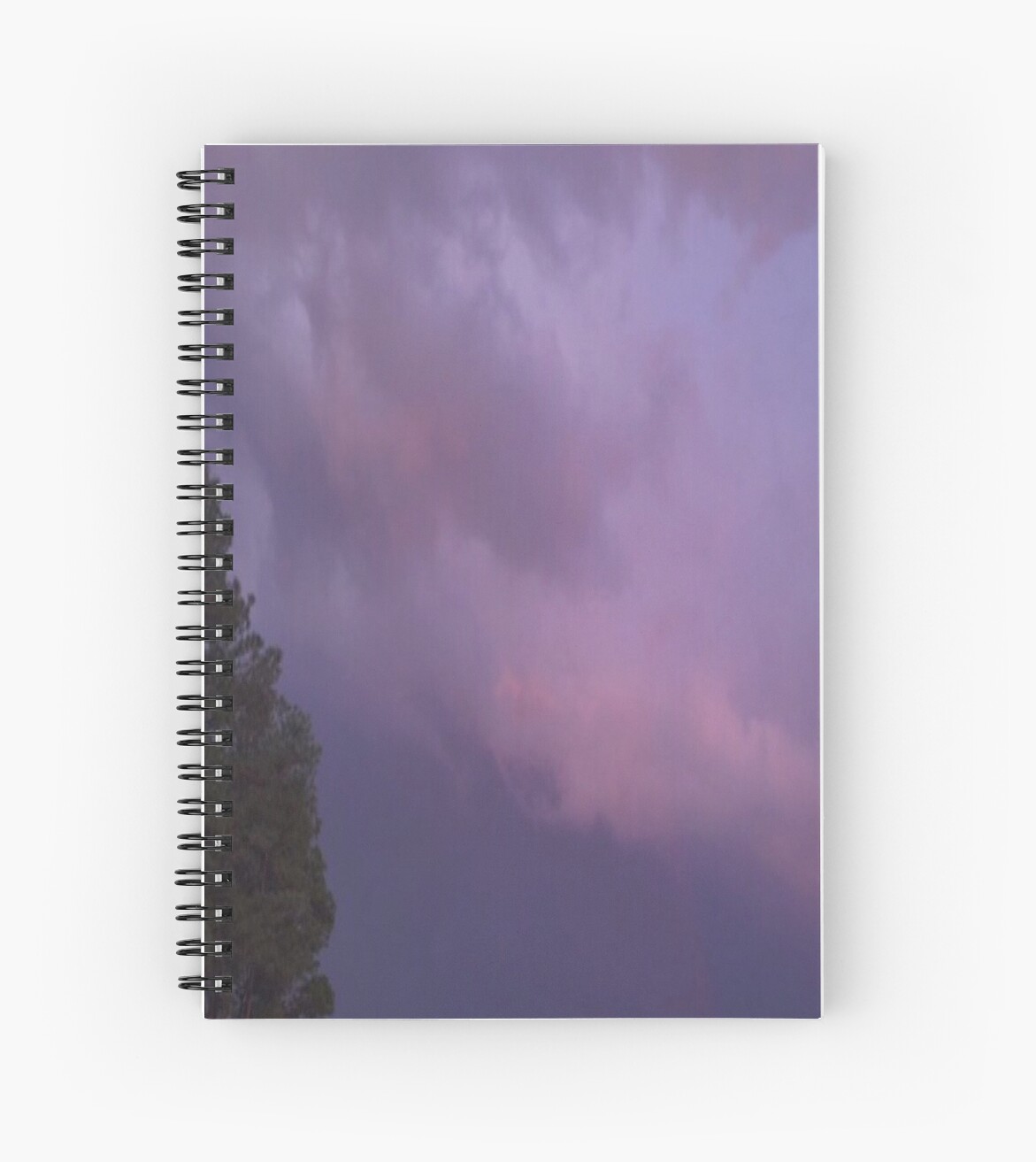 aesthetic purple sky spiral