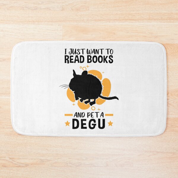 Item preview, Reading books and petting degus rodent designed and sold by madgrfx.
